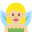 woman fairy, medium-light skin tone